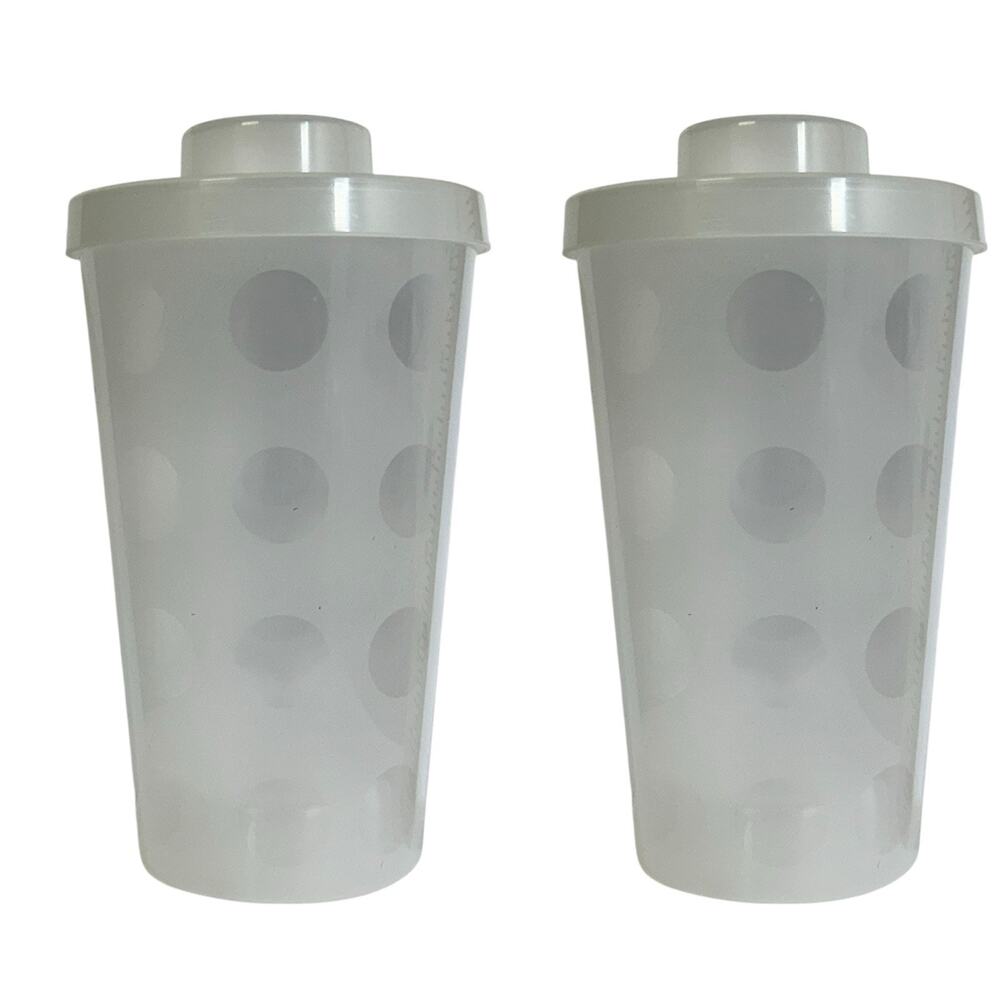 LEGO Pick A Brick Cup Storage Plastic Container with Lid Discontinued Lot of 2